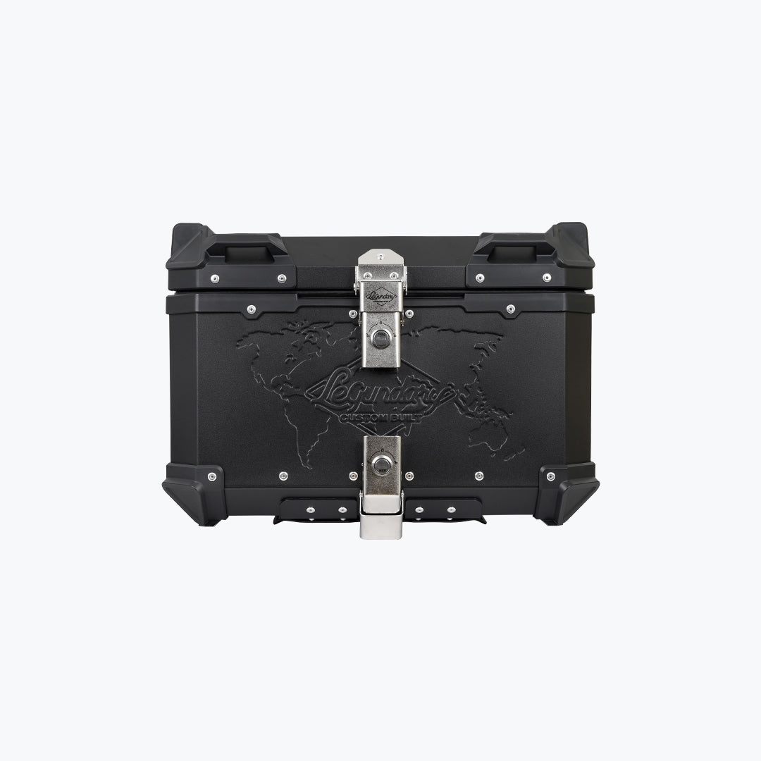 LEGUNDARY Fort Knox Series TC 55L Aluminium Top Box Black