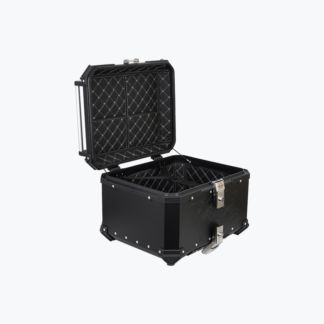 LEGUNDARY Fort Knox Series TC 55L Aluminium Top Box Black