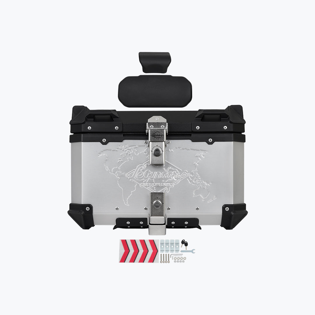 LEGUNDARY Fort Knox Series TC 55L Aluminium Top Box Black