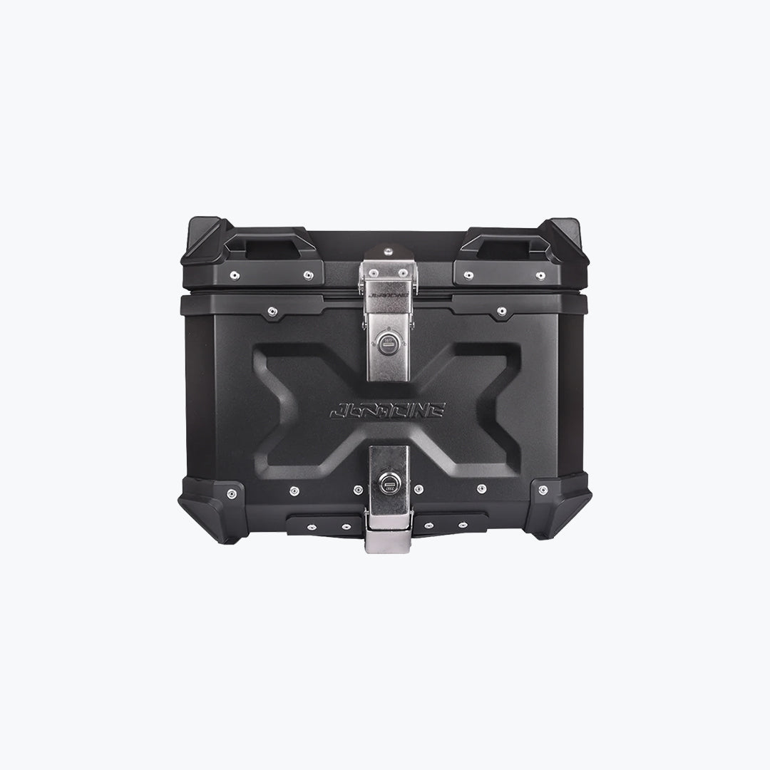 JB Racing TC 45L Black Premium Top Case with Back Rest Pad