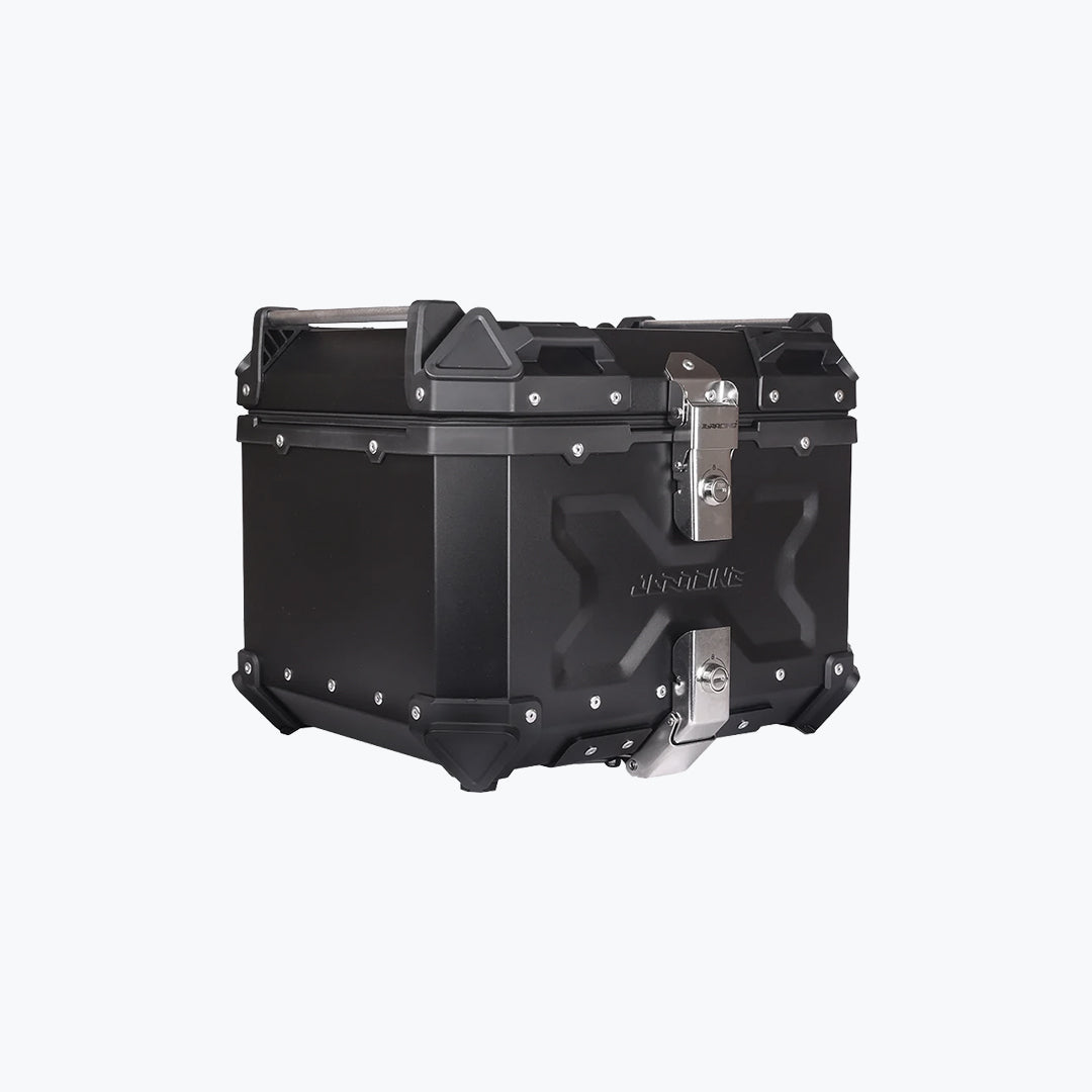 JB Racing TC 45L Black Premium Top Case with Back Rest Pad