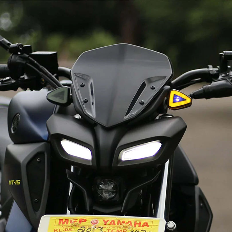 JB Racing Yamaha MT-15 Short Visor Matte Black