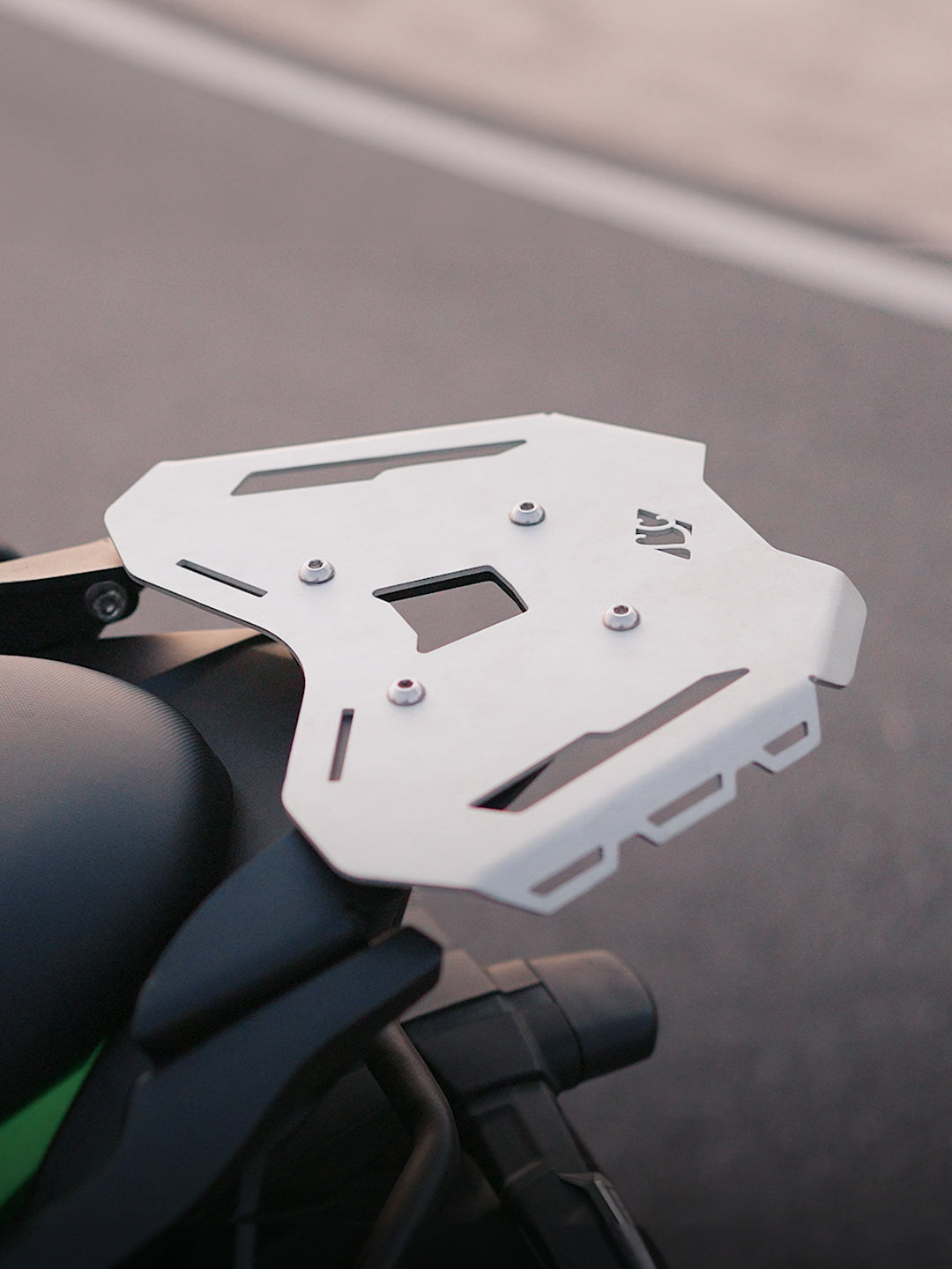 Legundary Kawasaki Versys 650 Haulier Rear Carrier Silver