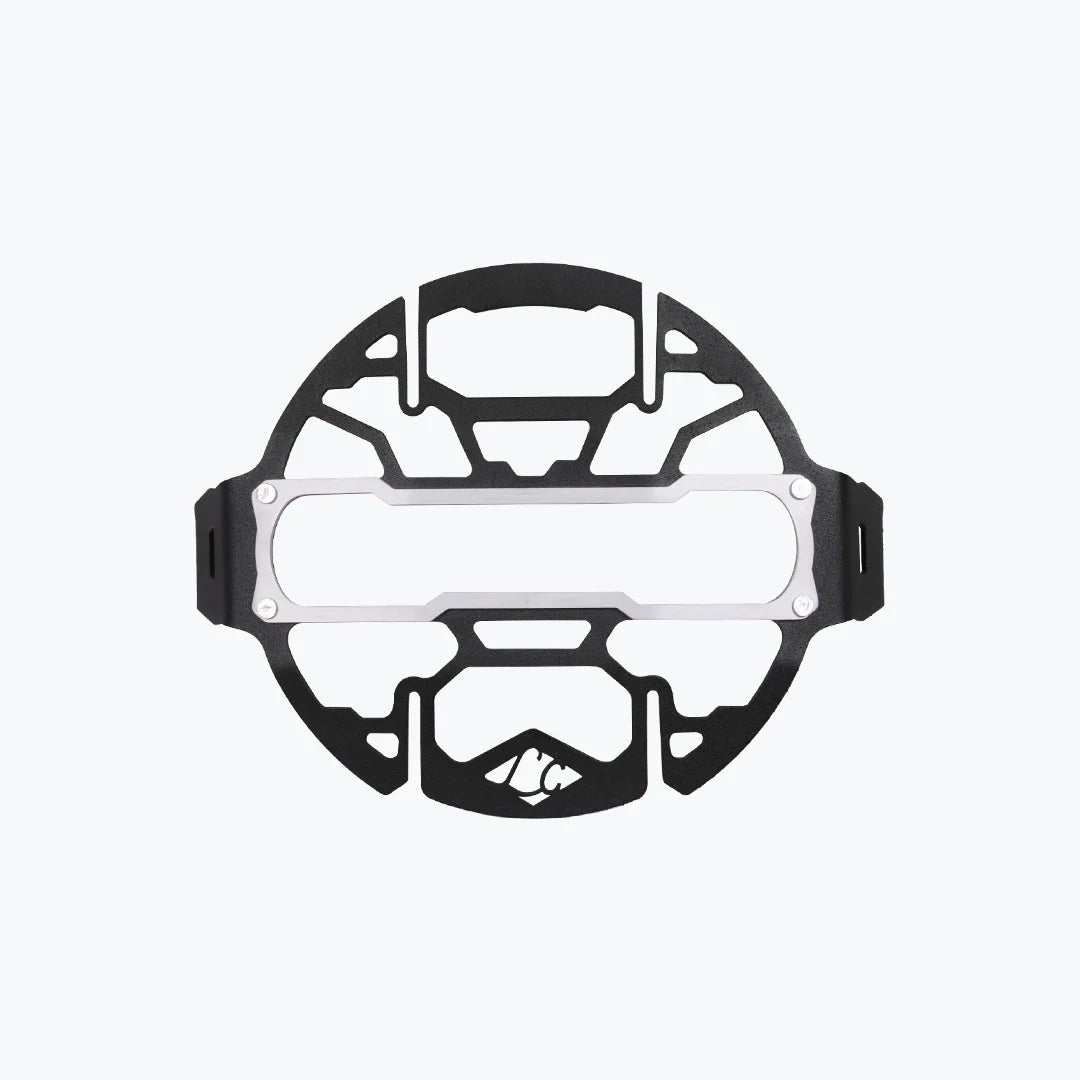 SCRAM 440 COSMIC HEADLIGHT GRILL BLACK & SILVER