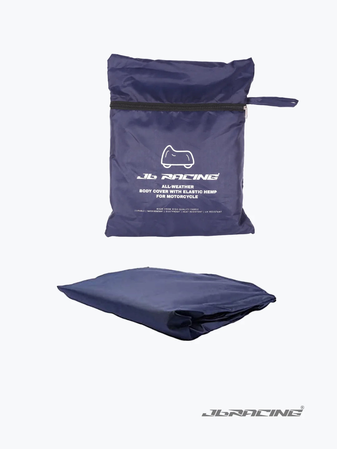 Jb Racing Elastic Body Cover For Motorcycles-Blue